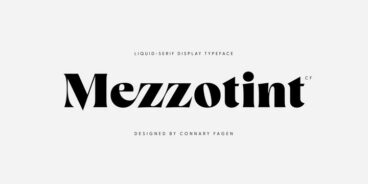 Mezzotint CF Font Family