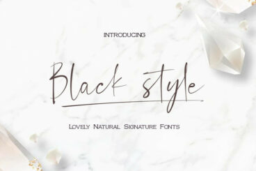 Black Style Font
