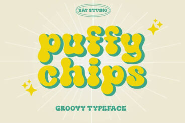 Puffy Chips Font