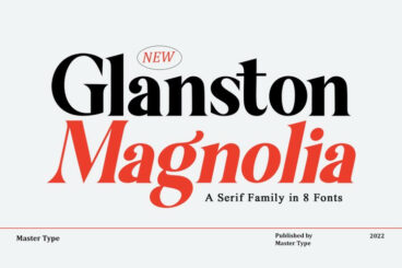 Glanston Magnolia Font Family