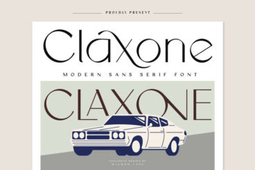 Claxone Font Family