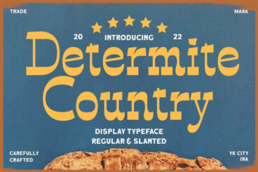 Determite Country Font