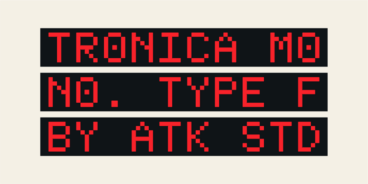 Tronica Mono Font