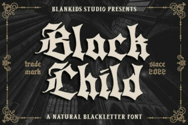 Black Child Font