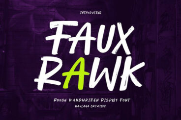 Fauxrawk Font