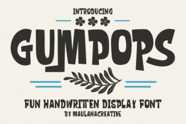Gumpops Font