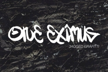 One Eximus - Jagged Grafitti Font