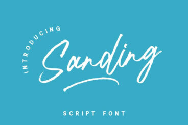 Sanding Font