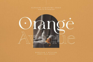 Orange Avenue - Ligature Serif Font