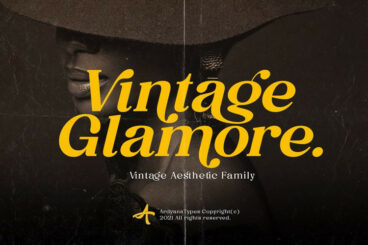 Vintage Glamore Font Family