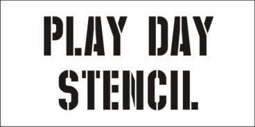 Play Day Stencil JNL Font Family