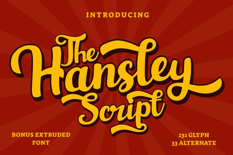 Hansley Font Family Free Font hansley-font-family-free-font