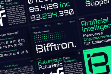 Bifftron Font