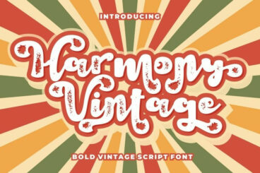 Harmony Vintage Font