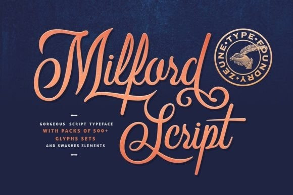 Milford Script Font - Free Font