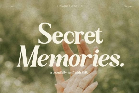 Secret Memories Font Free Font