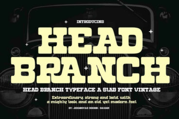 Head Branch Font