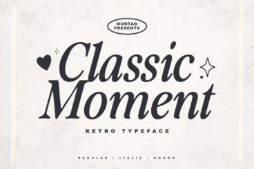 Classic Moment | Retro Typeface