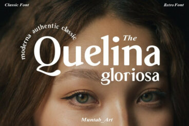 Quelina Gloriosa | Retro Sans Serif