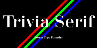 Trivia Serif Font Family