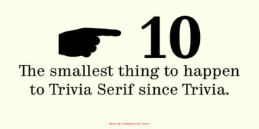 Trivia Serif 10 Font Family