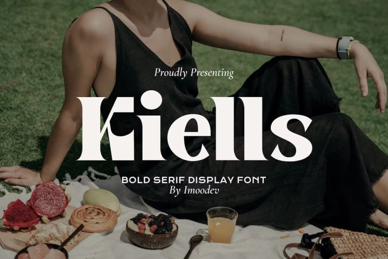 Kiells modern font styles free font