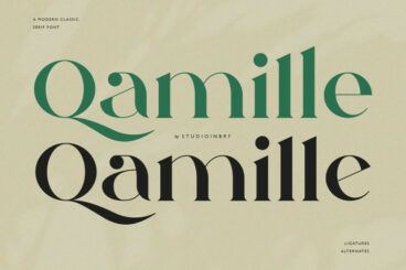 Qamille - Modern Classic Serif Font