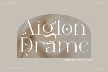 Aiglon Drame - Modern Ligature Serif