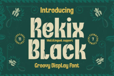 Rekix Black Font