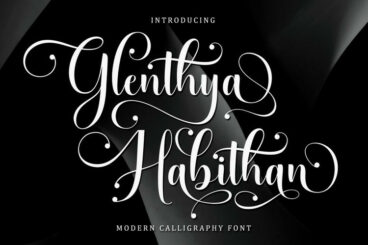 Glenthya Habithan Font