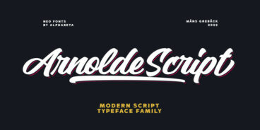 Arnolde Script Font Family