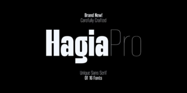 Hagia Pro Font Family