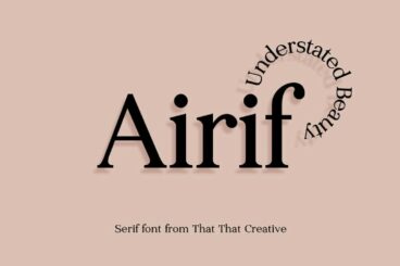Airif simple serif