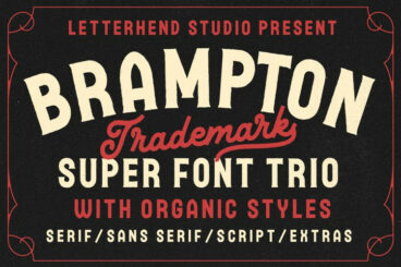 Brampton Trio Font