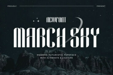 March Sky Font