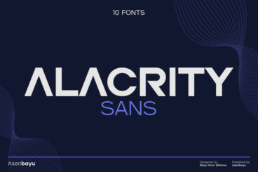 Alacrity Sans Font