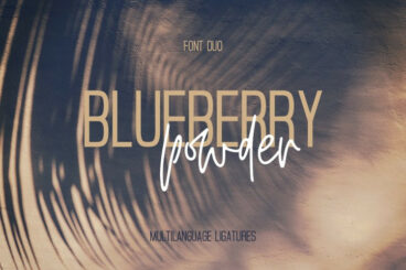 Blueberry Powder Duo Font