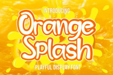 Orange Splash Font