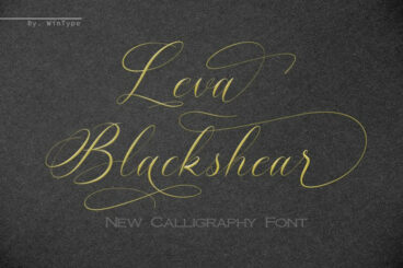 Leva Blackshear Font