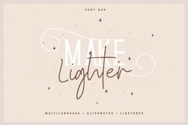 Make Lighter Duo Font