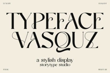 Vasquz Stylish Display Font