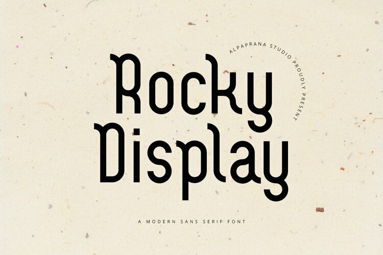 Rocky Display Font - Free Font