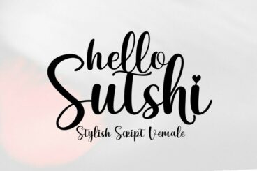 Hello Sutshy Font