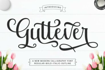 Guttever Font Family