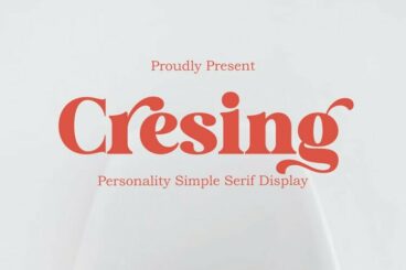 Cresing Font