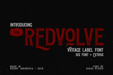 Redvolve Font Family