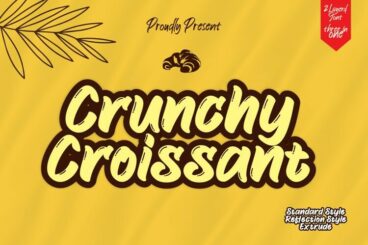 Crunchy Croissant Font