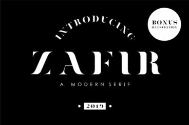 Zafir - serif font