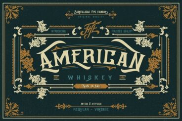 American Whiskey Font