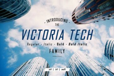 Victoria Tech Font